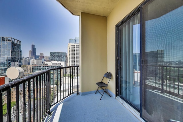 1464 S Michigan Ave Unit 1609, Chicago, IL 60605 - balcony with a skyline view