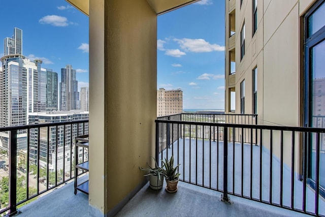 1464 S Michigan Ave Unit 1609, Chicago, IL 60605 - balcony with a skyline view