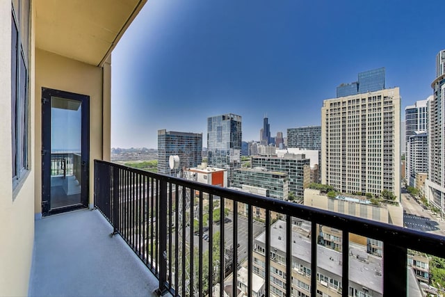 1464 S Michigan Ave Unit 1609, Chicago, IL 60605 - balcony with a city view