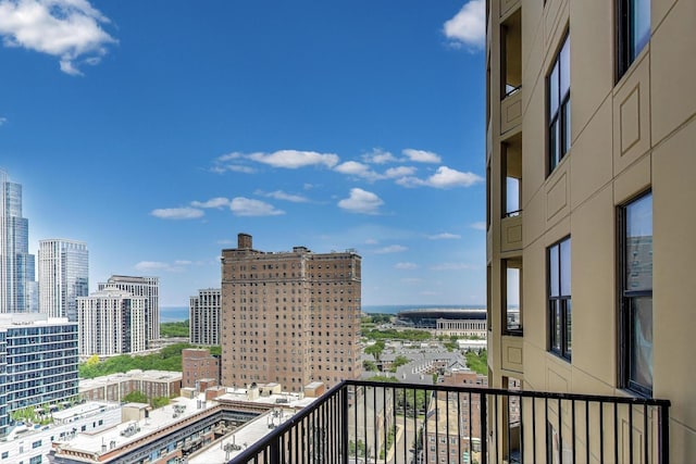 1464 S Michigan Ave Unit 1609, Chicago, IL 60605 - balcony featuring a city view