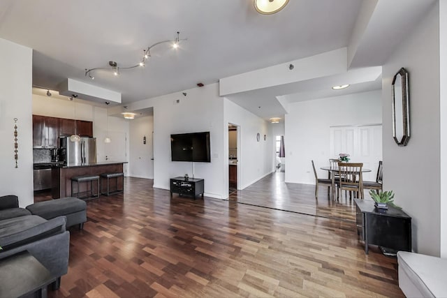 1464 S Michigan Ave Unit 1609, Chicago, IL 60605 - living area with wood finished floors