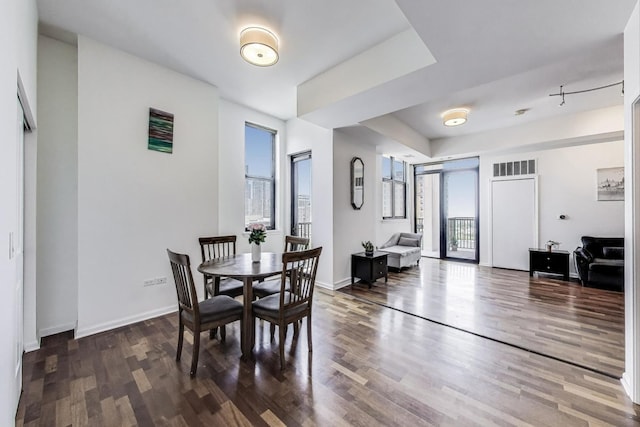 1464 S Michigan Ave Unit 1609, Chicago, IL 60605 - dining space with wood finished floors and baseboards