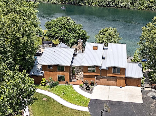 2500 Wahoo Ct, Morris, IL 60450 - view from above of property with a large body of water