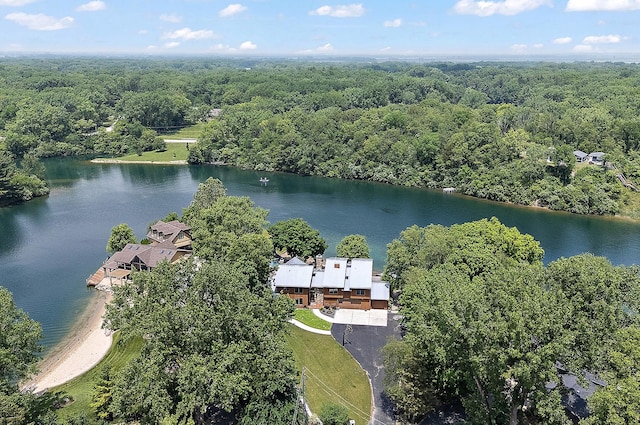 2500 Wahoo Ct, Morris, IL 60450 - aerial view of property's location with a heavily wooded area and a nearby body of water