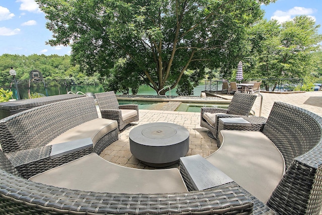 2500 Wahoo Ct, Morris, IL 60450 - view of patio / terrace with an outdoor pool and an outdoor hangout area