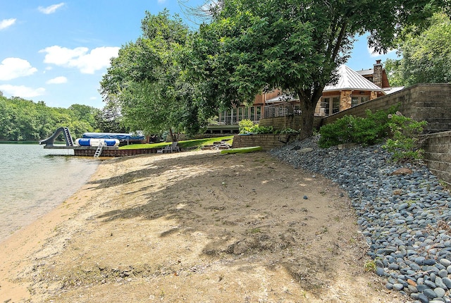 2500 Wahoo Ct, Morris, IL 60450 - view of yard with a boat ramp and a boat dock