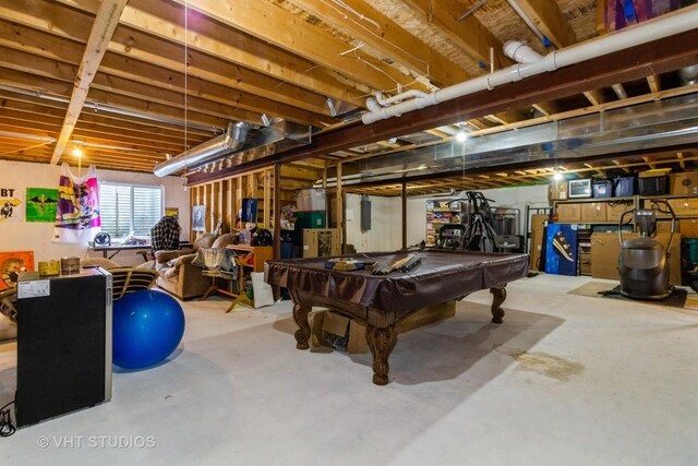 2210 Surrey St, Sycamore, IL 60178 - basement featuring pool table