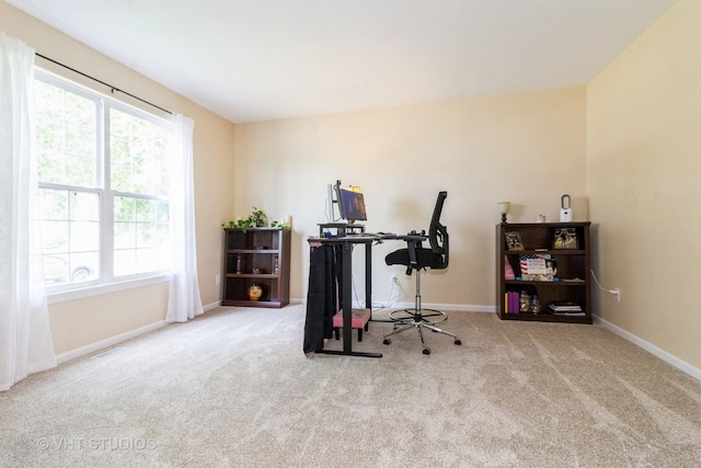 2210 Surrey St, Sycamore, IL 60178 - carpeted home office with baseboards