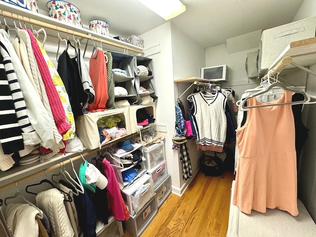 10043 S Artesian Ave, Chicago, IL 60655 - walk in closet featuring wood finished floors