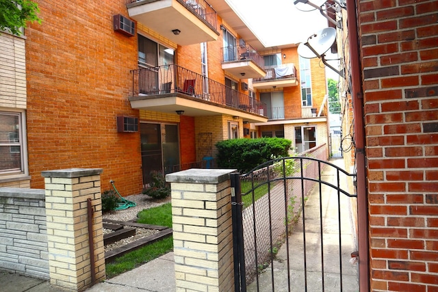 3914 W 63rd St Unit 1-A, Chicago, IL 60629 - gate with an AC wall unit