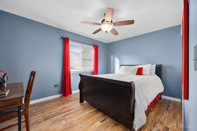 1910 Baldwin Way, Bolingbrook, IL 60490 - bedroom featuring light wood-type flooring and a ceiling fan