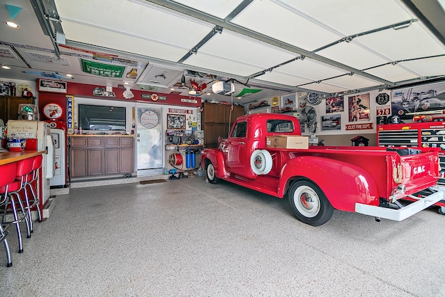 24450 Shawnee Ln, Manhattan, IL 60442 - garage with a garage door opener