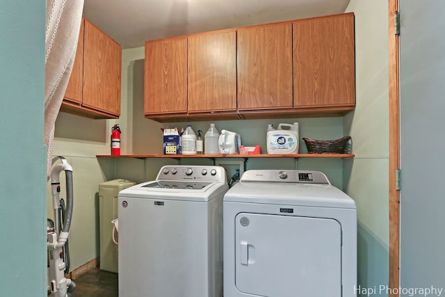 4008 W Lillian St, Mchenry, IL 60050 - laundry room with washing machine and dryer and cabinet space