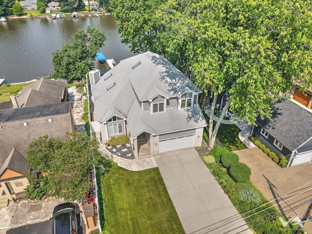 6N142 Riverside Dr, Saint Charles, IL 60175 - view of subject property with a large body of water