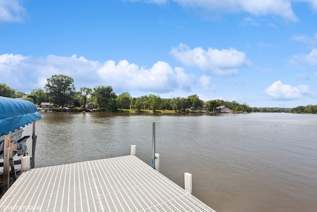 6N142 Riverside Dr, Saint Charles, IL 60175 - dock featuring a water view