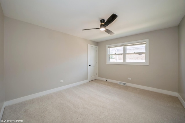 364 Hoxie Ave, Calumet City, IL 60409 - unfurnished room featuring ceiling fan and light colored carpet