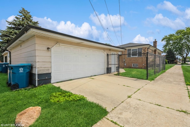 364 Hoxie Ave, Calumet City, IL 60409 - view of front of home with a gate and brick siding