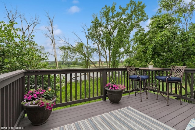 37 Harborside Way, Hawthorn Woods, IL 60047 - view of wooden deck