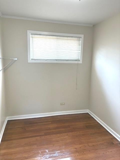 12636 S Loomis St, Calumet Park, IL 60827 - unfurnished room with ornamental molding and wood finished floors