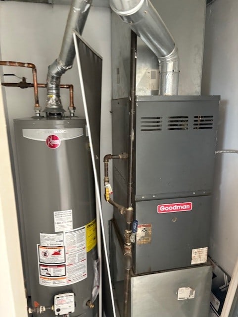 12636 S Loomis St, Calumet Park, IL 60827 - utilities featuring gas water heater and heating unit