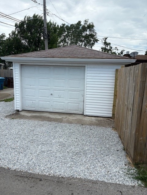 12636 S Loomis St, Calumet Park, IL 60827 - detached garage with gravel driveway