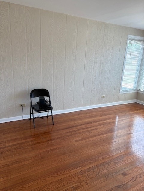 12636 S Loomis St, Calumet Park, IL 60827 - empty room featuring wood finished floors and baseboards