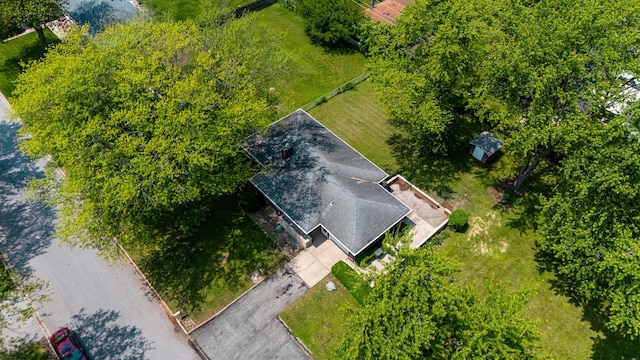 2270 177th St, Lansing, IL 60438 - view from above of property featuring property boundaries highlighted