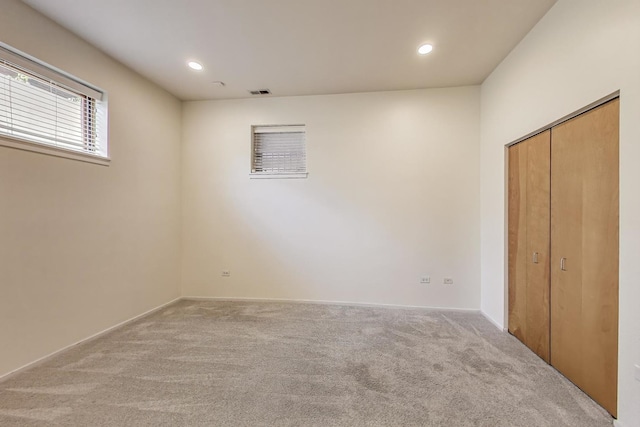 2031 W Evergreen Ave Unit 1W, Chicago, IL 60622 - unfurnished bedroom with carpet floors, recessed lighting, and a closet