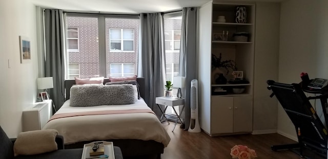 21 W Goethe St Unit 7C, Chicago, IL 60610 - bedroom featuring dark wood finished floors and baseboards