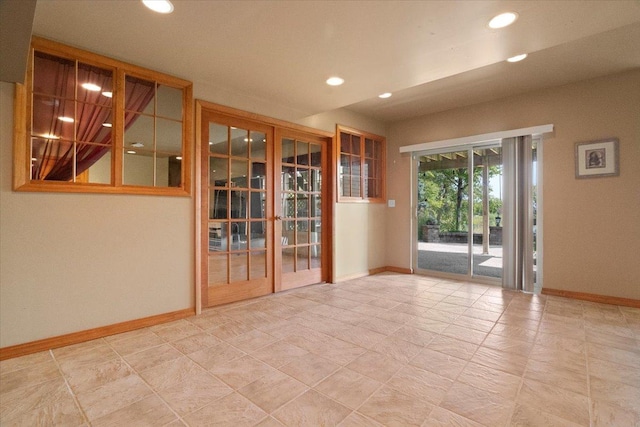 13613 Arborview Blvd, Plainfield, IL 60585 - unfurnished room featuring baseboards and recessed lighting
