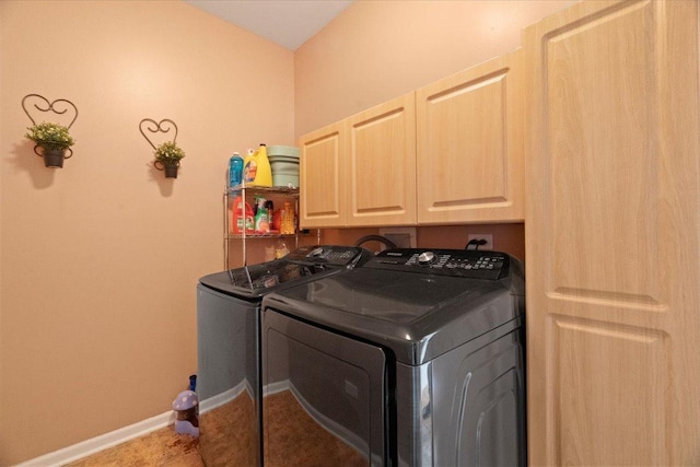 13613 Arborview Blvd, Plainfield, IL 60585 - laundry area with cabinet space and washer and clothes dryer