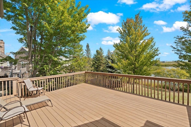13613 Arborview Blvd, Plainfield, IL 60585 - view of wooden terrace