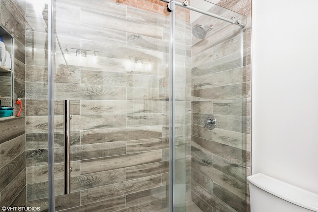 1243 S Wabash Ave Unit 302, Chicago, IL 60605 - bathroom with a stall shower and toilet