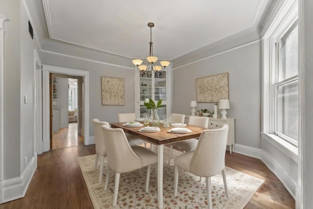1128 W Wolfram St Unit 2, Chicago, IL 60657 - dining room with a chandelier and wood finished floors