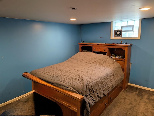 301 N Redfield Ct, Park Ridge, IL 60068 - carpeted bedroom with baseboards and recessed lighting