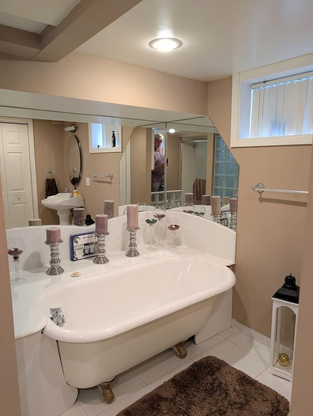 301 N Redfield Ct, Park Ridge, IL 60068 - full bathroom featuring tile patterned flooring