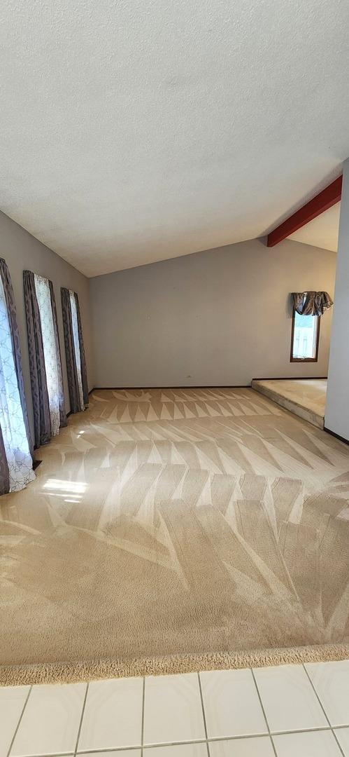 18068 Jason Ln, Lansing, IL 60438 - spare room featuring light colored carpet and a textured ceiling