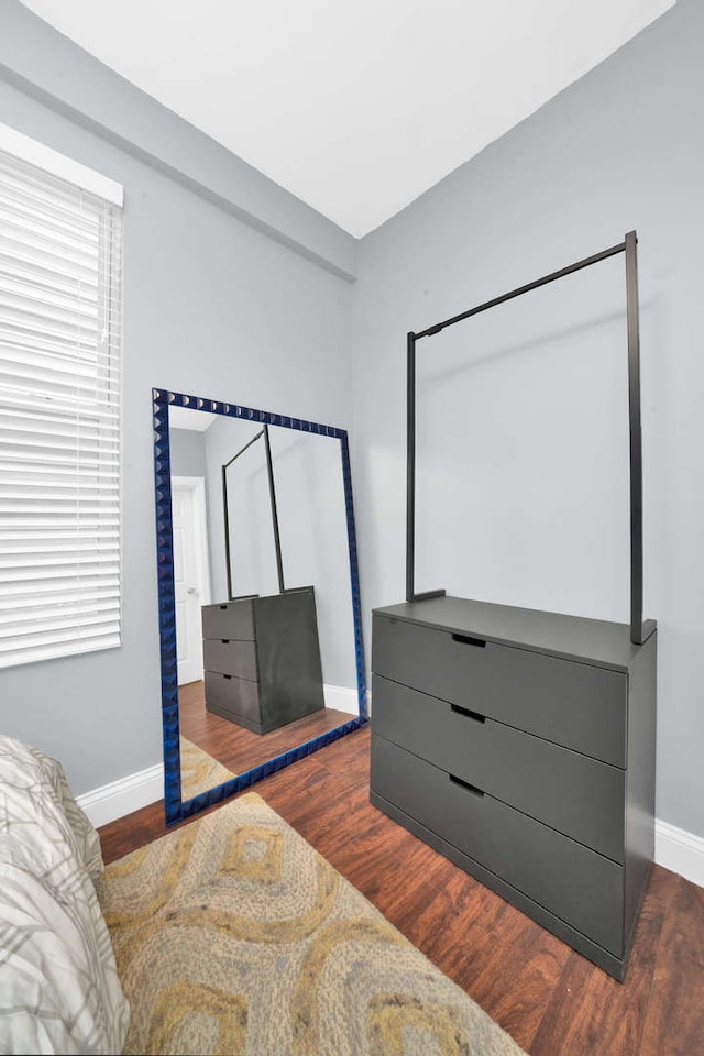 3137 N Monticello Ave, Chicago, IL 60618 - bedroom with baseboards and dark wood finished floors