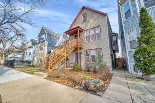 3137 N Monticello Ave, Chicago, IL 60618 - victorian-style house with stairs