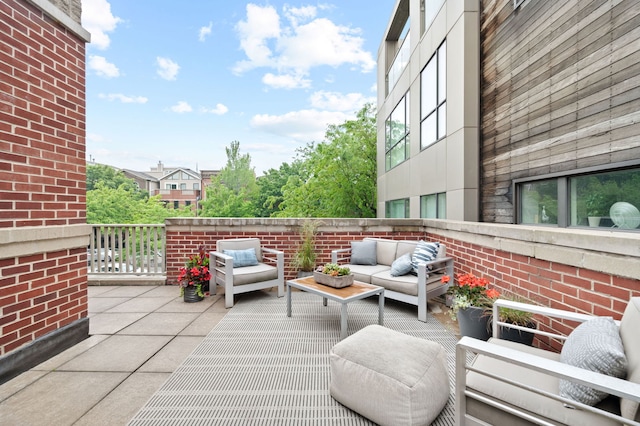 2757 N Wayne Ave Unit E, Chicago, IL 60614 - view of patio / terrace with an outdoor hangout area
