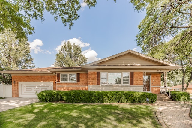 2519 Sunnyside Ave, Westchester, IL 60154 - ranch-style house featuring brick siding, driveway, and an attached garage