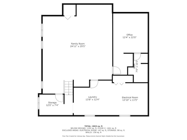 2519 Sunnyside Ave, Westchester, IL 60154 - view of property floor plan