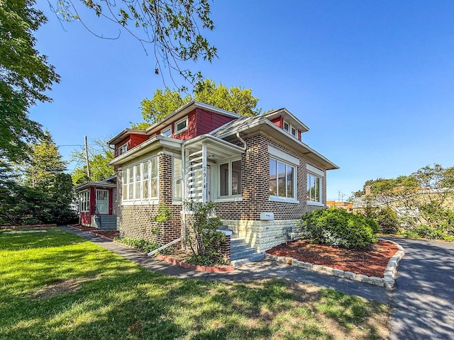2914 Ridge Rd, Lansing, IL 60438 - view of front of property with a front lawn