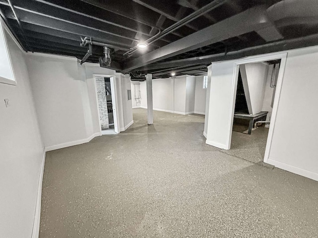 2914 Ridge Rd, Lansing, IL 60438 - finished below grade area with baseboards