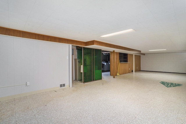 2454 184th St, Lansing, IL 60438 - finished basement featuring wooden walls
