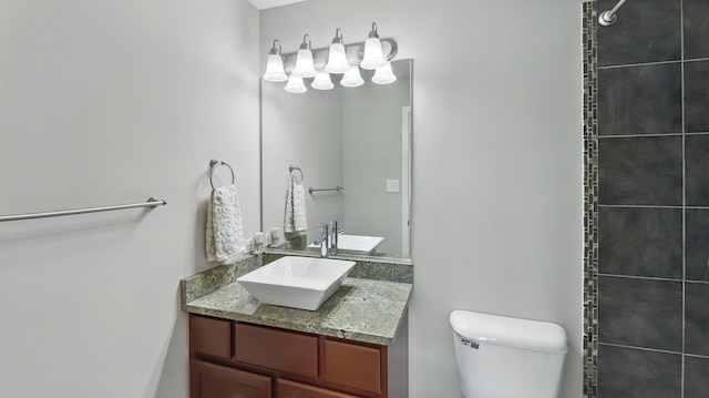 5321 Meadowbrook St, Plainfield, IL 60586 - bathroom featuring vanity and a tile shower