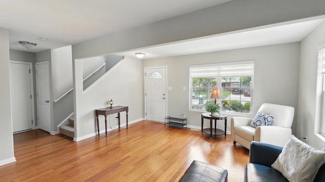 5321 Meadowbrook St, Plainfield, IL 60586 - living room with stairway and light wood-type flooring