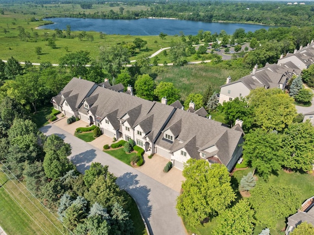 1835 Rizzi Ln, Bartlett, IL 60103 - aerial perspective of suburban area featuring a nearby body of water