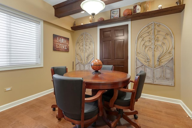 1835 Rizzi Ln, Bartlett, IL 60103 - dining space with baseboards and light wood-type flooring