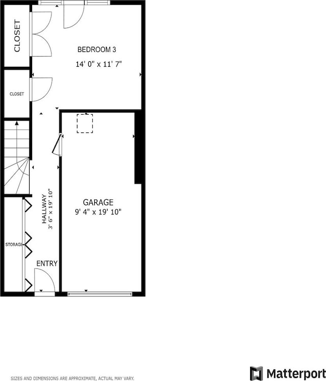5844 N Hermitage Ave Unit B, Chicago, IL 60660 - view of floor plan / room layout